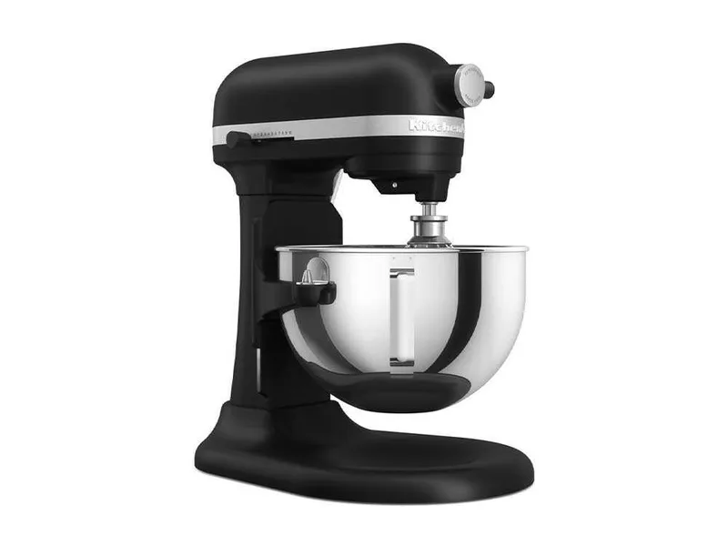 KitchenAid Heavy Duty 5KSM55SXX-EBM Noir mat - Batteur mélangeur planétaire