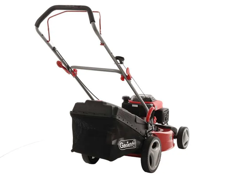 Tondeuse à gazon thermique GeoTech Pro S46-140B avec moteur GeoTech de 141cc