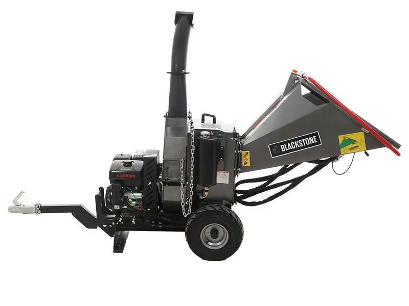 Blackstone BSFC 1600 LE - Broyeur de branches thermique tractable - Moteur à essence Loncin