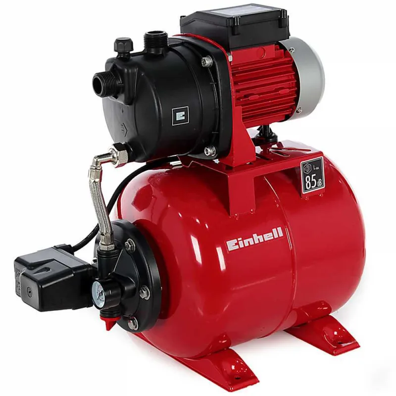 Groupe de surpression électrique Einhell GC-WW 6538 Set - réservoir 20 l - tuyau d'aspiration 7 m