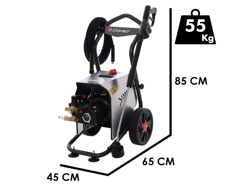 Comet K STEEL S 7.15 TSR - Nettoyeur haute pression professionnel à eau froide - 200 bars - 900 l/h