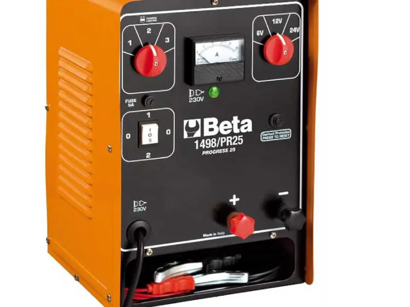 Beta 1498/PR25 - Chargeur portable - 6/12/24 V - Monophasé