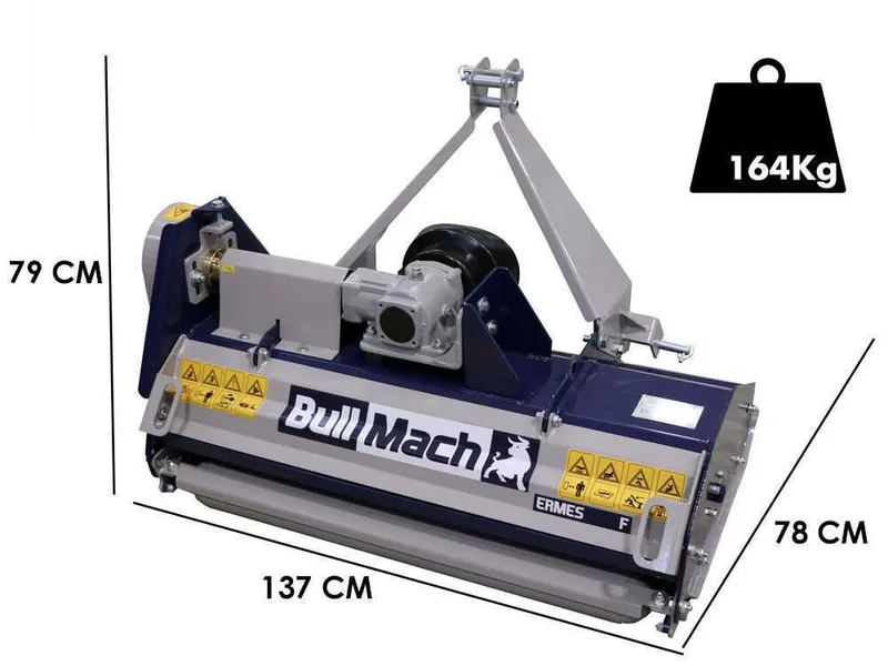 BullMach ERMES 125 F - Broyeur sur tracteur - Série légère