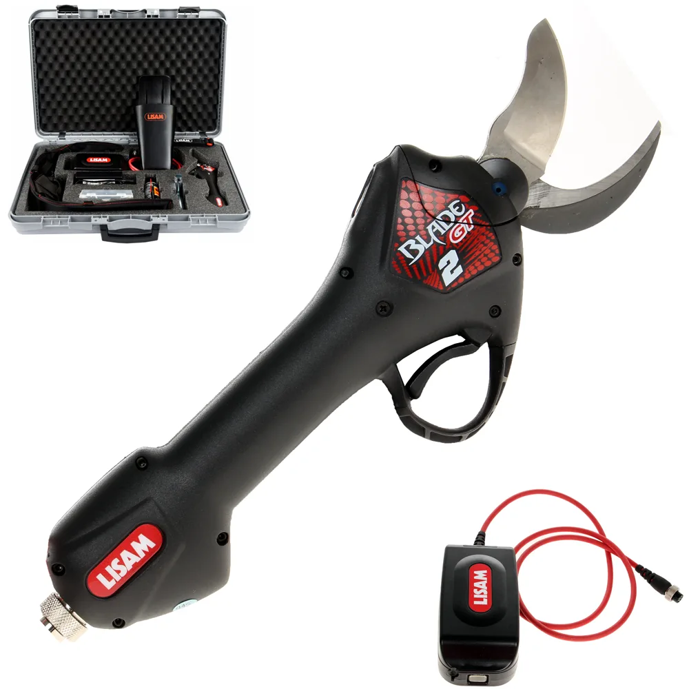 Sécateur électrique à batterie Lisam BLADE GT 2 - 50.4V 2.9Ah - Diamètre de coupe 38 mm