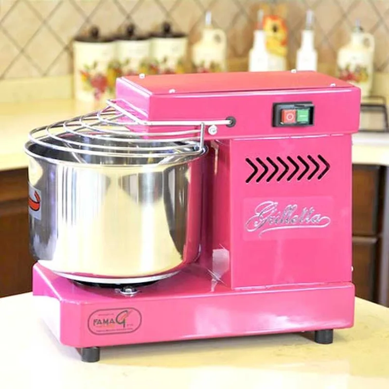 Pétrin à spirale électrique - Famag Grilletta IM 5 Color - Rose 5 kg - 8 L