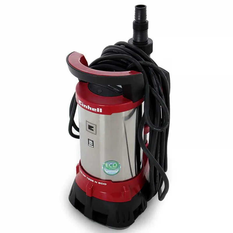 Pompe électrique immergée pour eaux chargées Einhell GE-DP 7935 N ECO - électropompe Inox 790 W