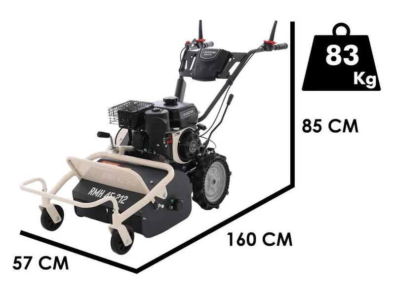 BlackStone RMH 45-212 - Tondeuse débroussailleuse à couteaux - Moteur WM170F