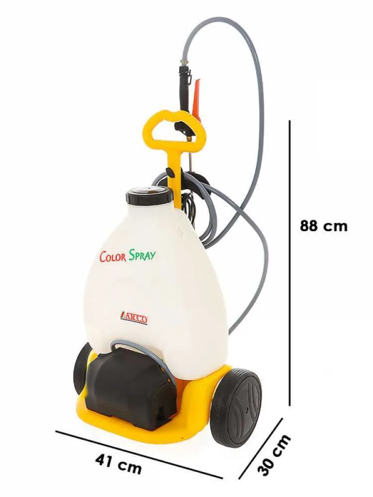 Pompe de pulvérisation électrique à trolley ARCO Froggy Color Spray - réservoir de 20L