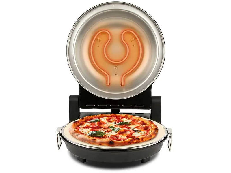 Girmi Quisipizza FP5000 - Four à pizza électrique - Pierre réfractaire