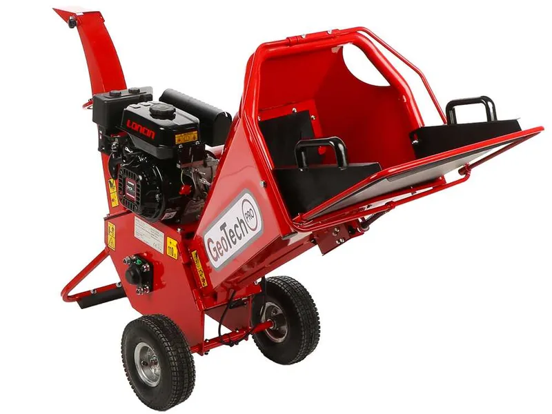 GeoTech Pro PCS70L - Broyeur de branche thermique professionnel - Moteur Loncin 7 CV