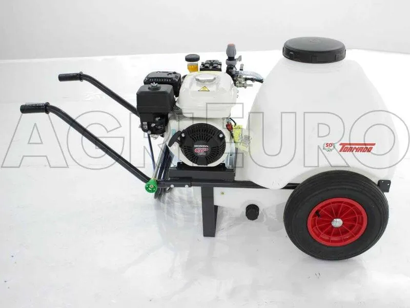 Groupe motopompe de pulvérisation Comet APS 41 - Honda GP 160 et chariot avec cuve 120 l