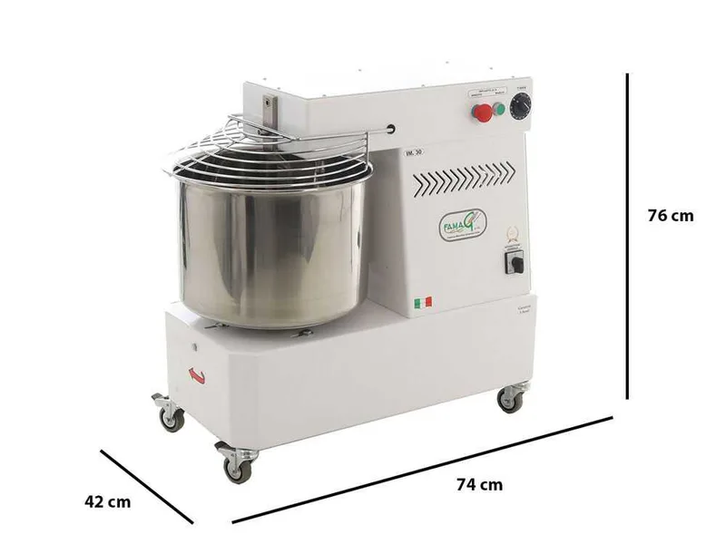 Pétrin à spirale professionnel Famag IM 30 – 400 triphasé 25 Kg