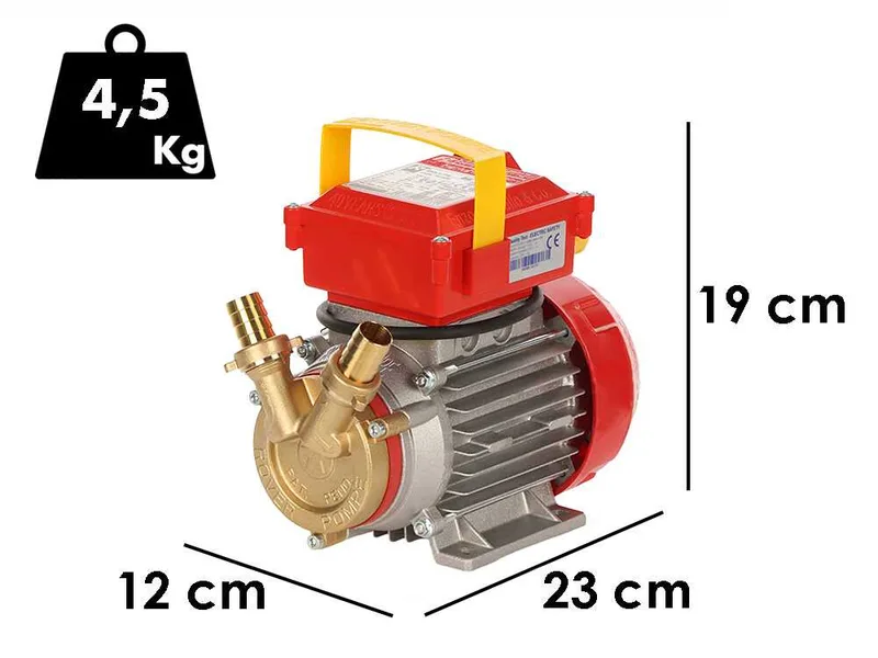 Rover BE-M 20 IP 55 - Pompe électrique de transfert en bronze avec protection IP55 - Monophasée - 230 V