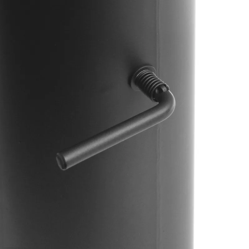Raik Basic régulation de tirage 120mm gris fonte L: 1000mm pour tuyau de fumée / conduit de fumée