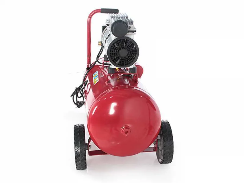 GeoTech S-AC 50.8.10 - Compresseur d'air électrique silencieux 50 L oilless - Moteur 1 CV