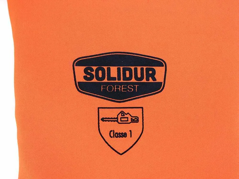 Manchettes de protection anti-coupure pour tronçonneuse Solidur Forest - taille unique