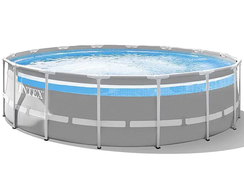 Intex Prisma Frame Clearview 26722NP - Ø427x107 cm - Piscine Ronde