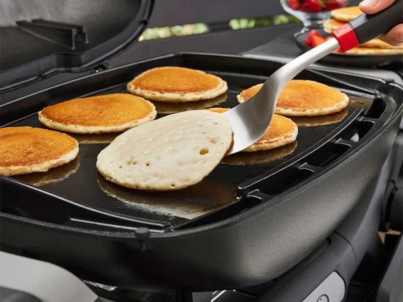 Plancha en fonte émaillée Weber - Pour barbecue Q3200N+