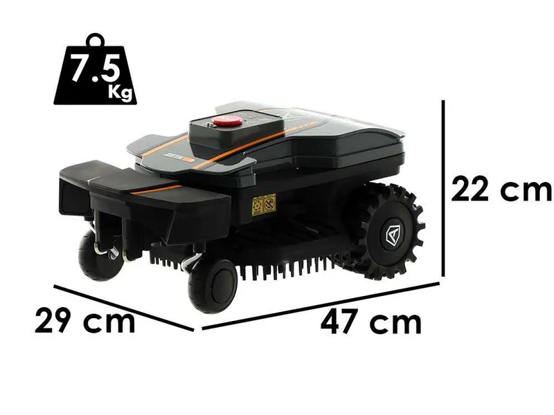 Ambrogio zeta r - Robot Tondeuse - avec base de chargement smart system - Sans fil périphérique