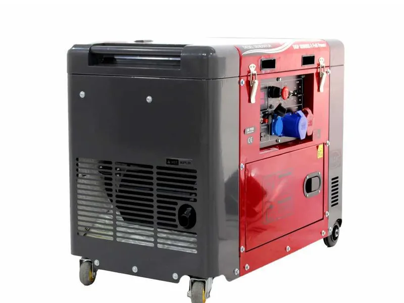 GeoTech Pro DGP8500SE-3 - Groupe électrogène 6 KW FullPower diesel Full-power - dém. électrique