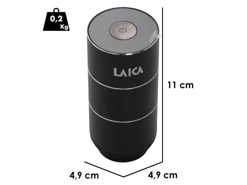 LAICA - Mini-pompe à vide rechargeable VT3402