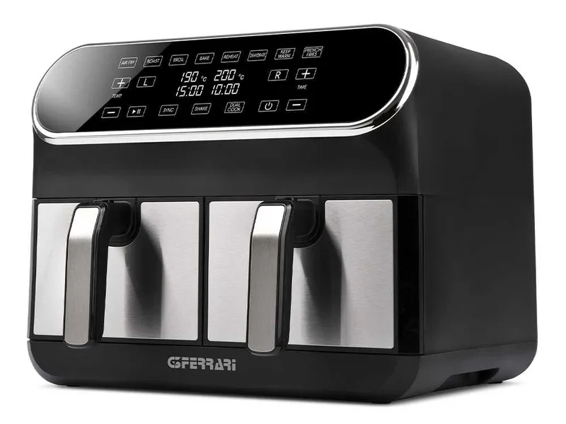 G3 Ferrari Friggisano Duo - Friteuse sans huile numérique avec bac double