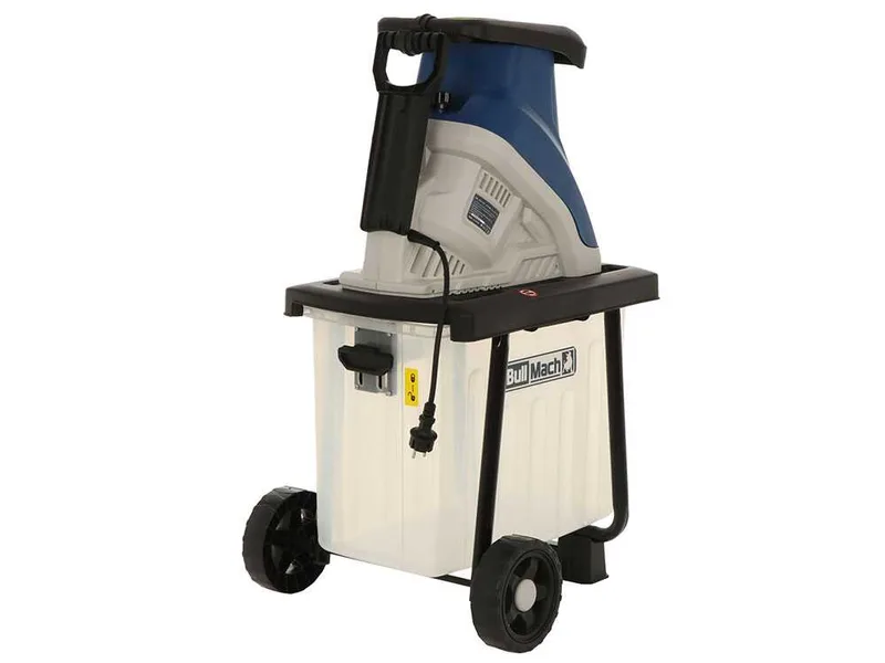 BullMach Tersic 40 L - Broyeur de branches électrique - Avec bac de ramassage