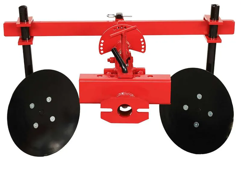 Butteur à disques AS2-5D avec attelage à deux boulons réglable et barre porte-outils - Pour motoculteurs de 6 à 10 CV
