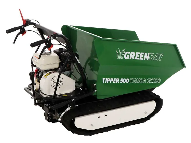 Brouette à chenilles dumper GreenBay Tipper 500 - Moteur Honda GX200