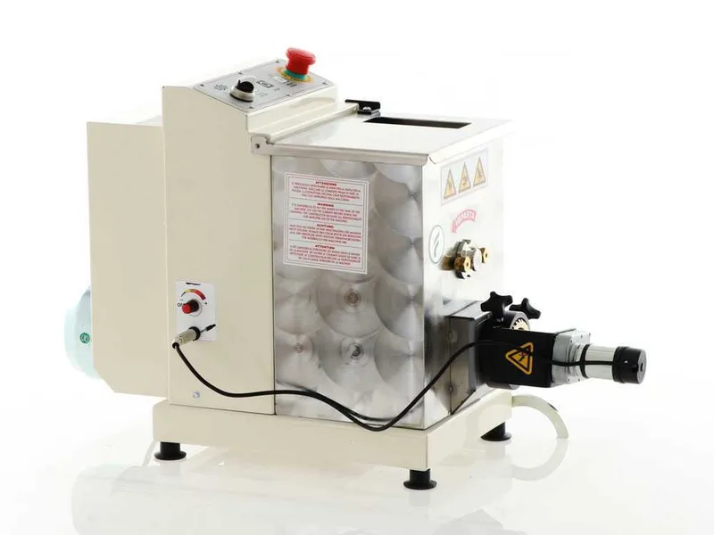 Fama Grande avec coupe-pâtes - Machine à pâtes professionnelle triphasée 2 en 1 - Pétrissage et extrusion