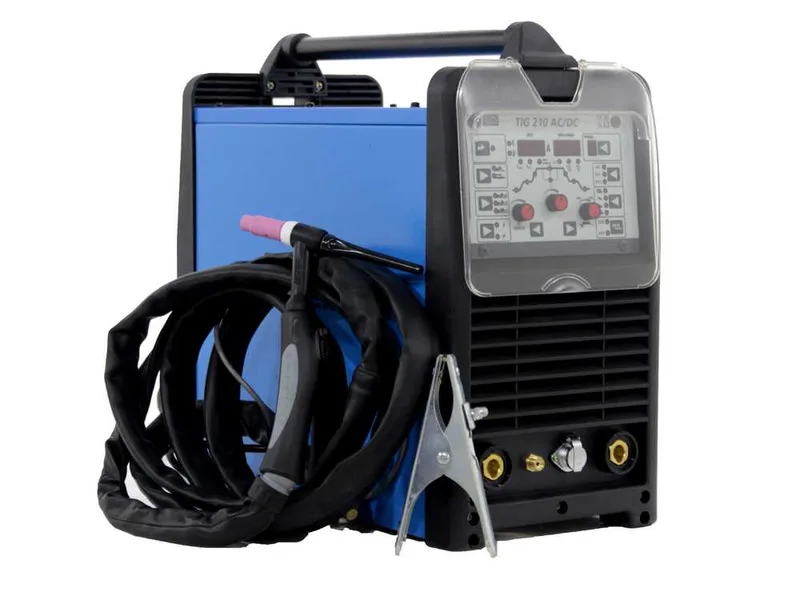 Poste à souder inverter Awelco tig 210 ac/dc - 210A max - monophasé - courant ac/dc - kit