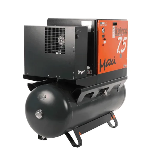 Italyco Maxi 8/270 D - Compresseur rotatif à vis - Pression max 10 bar