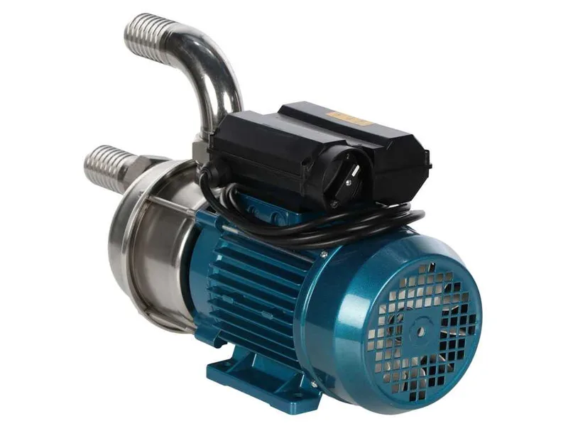 Tellarini ALM 40 - Pompe électrique de transfert d'huile en acier inoxydable - Raccord droit+courbe en acier inoxydable - Choisissez vos raccords