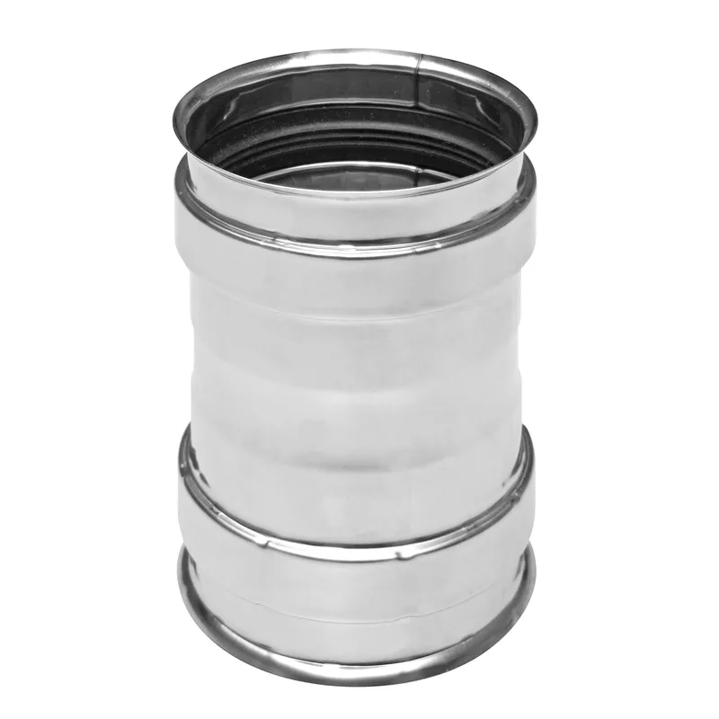 Raccord de conduit de poêle / Tuyau de poêle 80mm - Raccord de poêle INOX