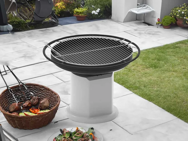 Palazzetti Efesto 60 - Barbecue à bois et à charbon en maçonnerie