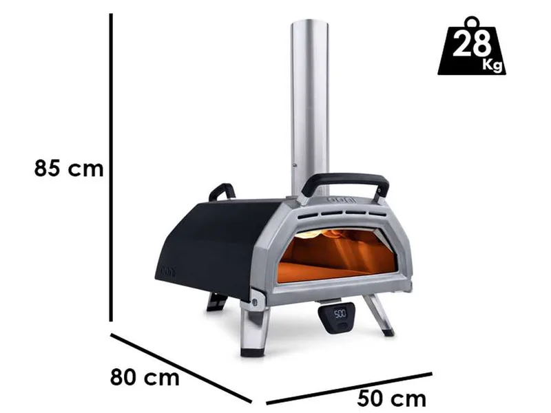 Ooni KARU 16 - Four à bois pour pizza - Surface de cuisson de 42x42 cm