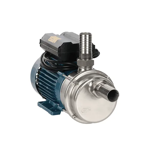 Tellarini ALT 30 - Pompe électrique de transfert en acier inox - Raccord droits INOX - Triphasée - 400V - Choisissez vos raccords