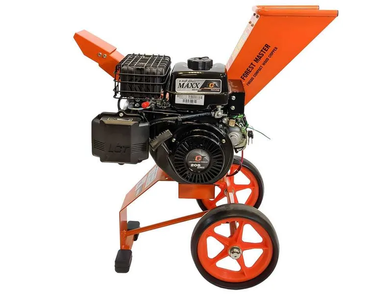 Forest Master FM6DDES - Broyeur de branches thermique - Moteur à essence LCT de 7 CV - Démarrage électrique