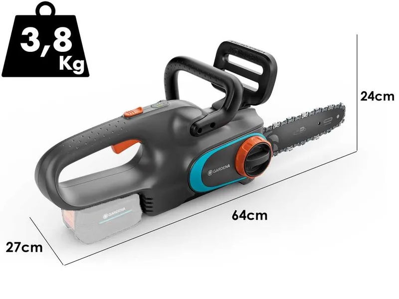 Gardena PowerSaw 250/18V - Tronçonneuse à batterie - Guide de 25 cm