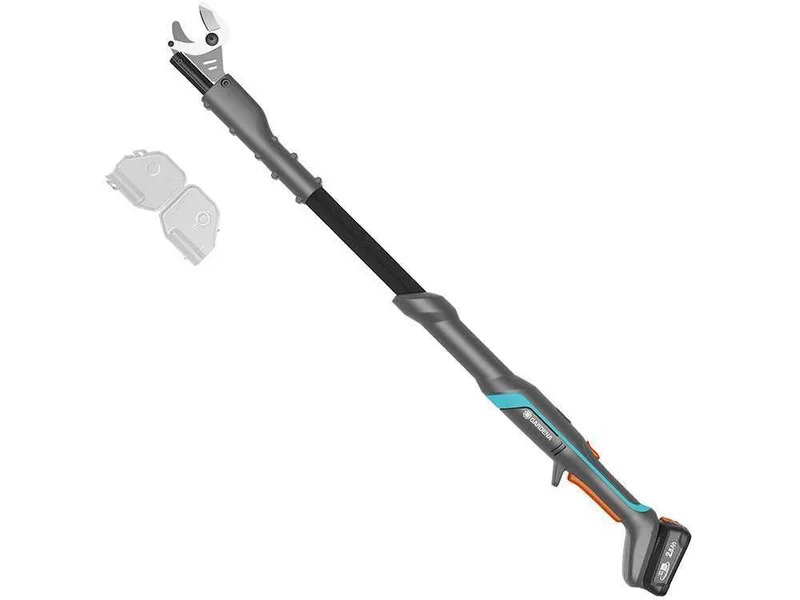 Gardena EasyCut 110/18V P4A Solo - Sécateur électrique de taille sur perche - Diamètre de coupe 28 mm