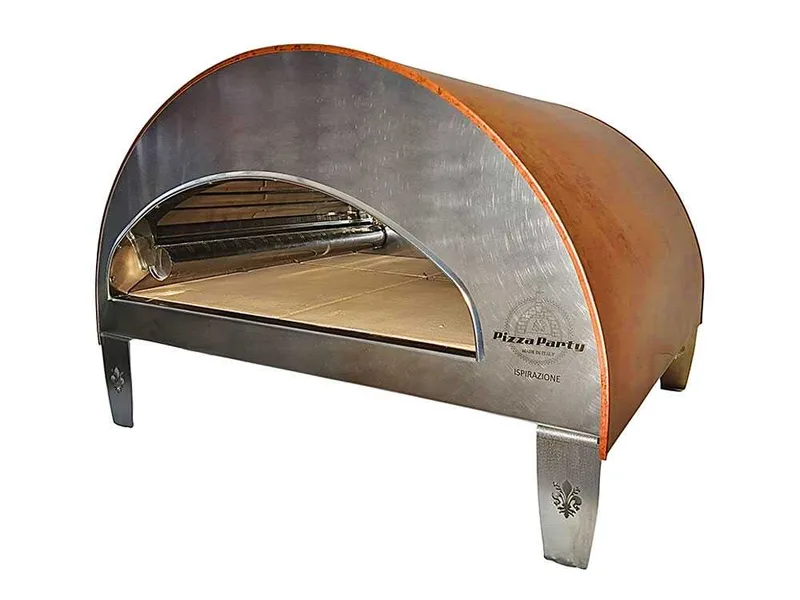 Pizza Party Ispirazione - Four à pizza à gaz d'extérieur - Chambre de cuisson 60 x 70 cm - Sole en biscotto réfractaire