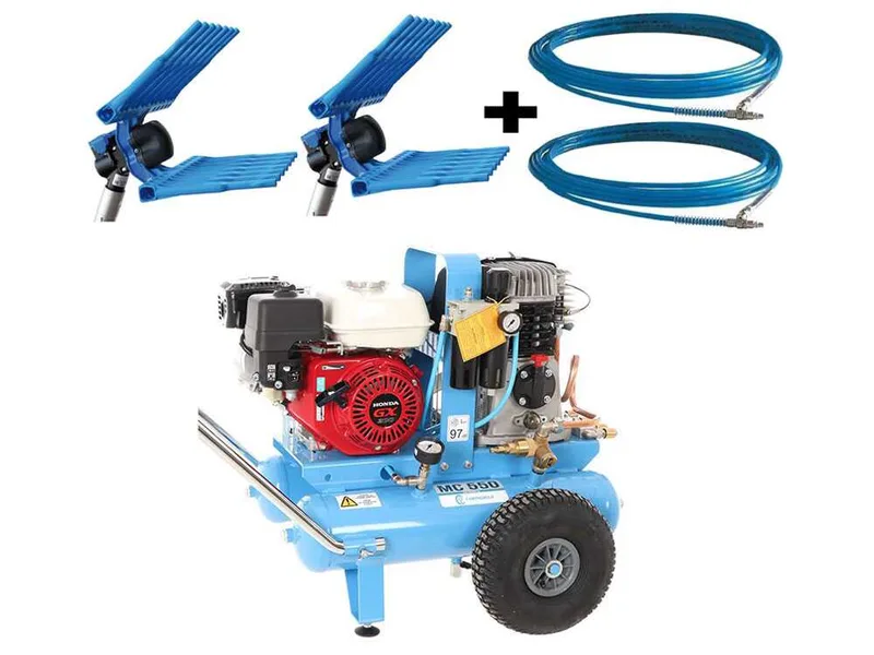 Motocompresseur thermique Campagnola MC 550 (554 L/min) moteur essence Honda GX 200