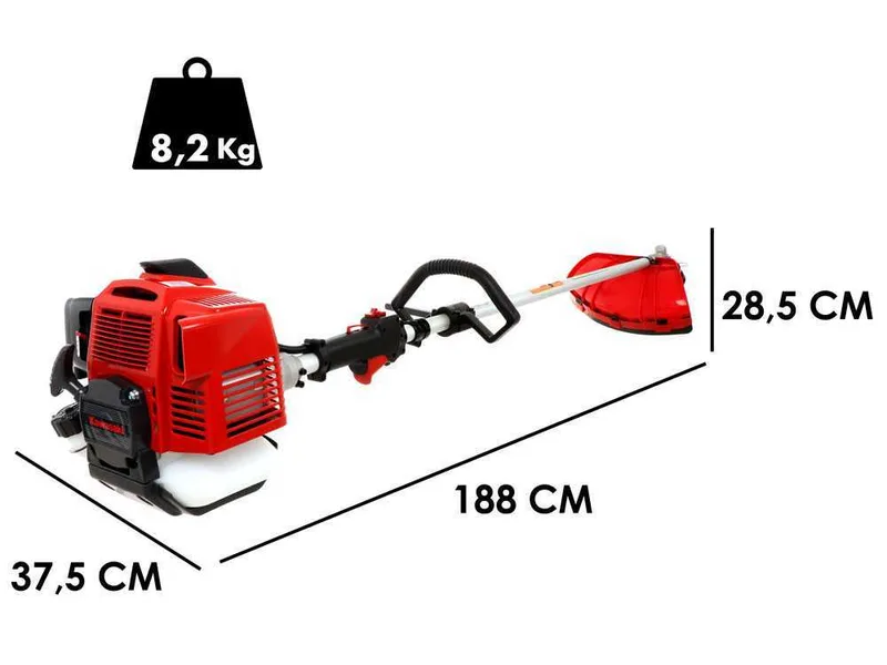 Kawasaki ATJ 53 E I - Débroussailleuse à moteur thermique professionnelle - Arbre Attila