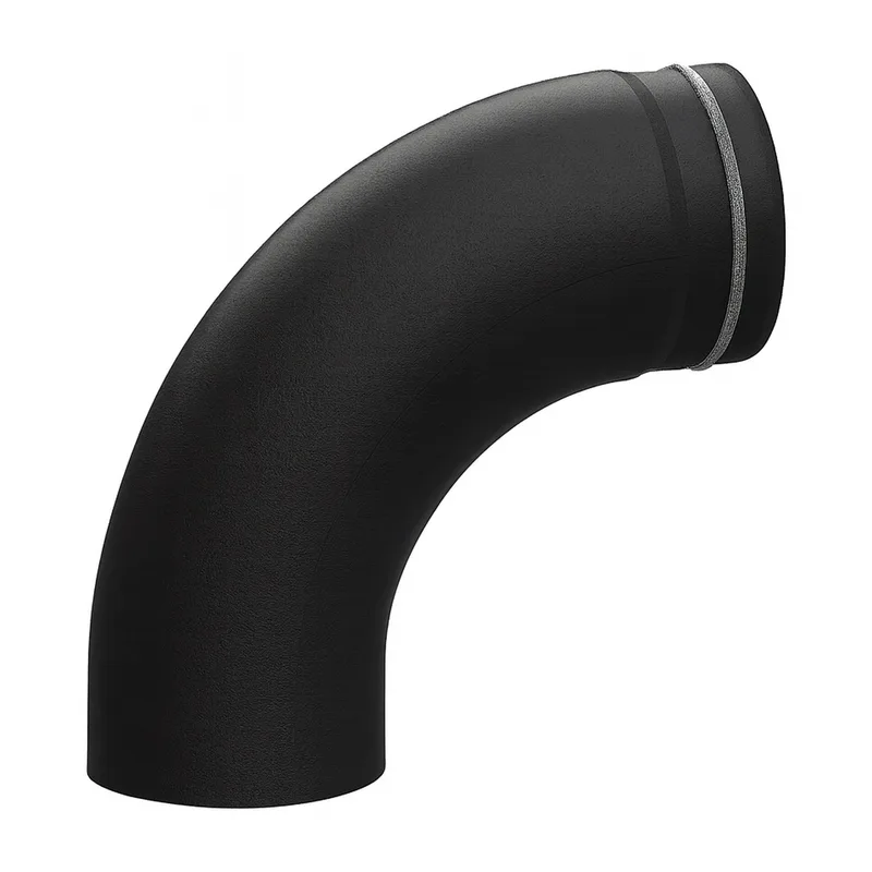 Raik Bogen LS diamètre 150/90° rétreint lisse noir