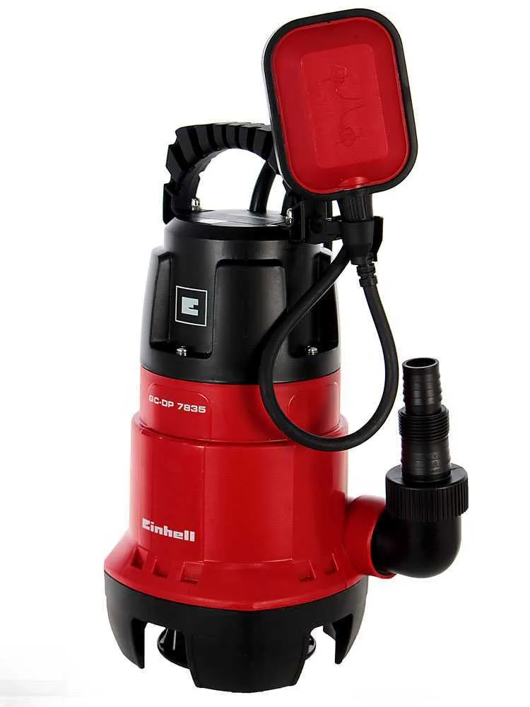 Pompe immergée électrique pour eaux chargées Einhell GC-DP 7835 - électropompe de 780 W - 230V
