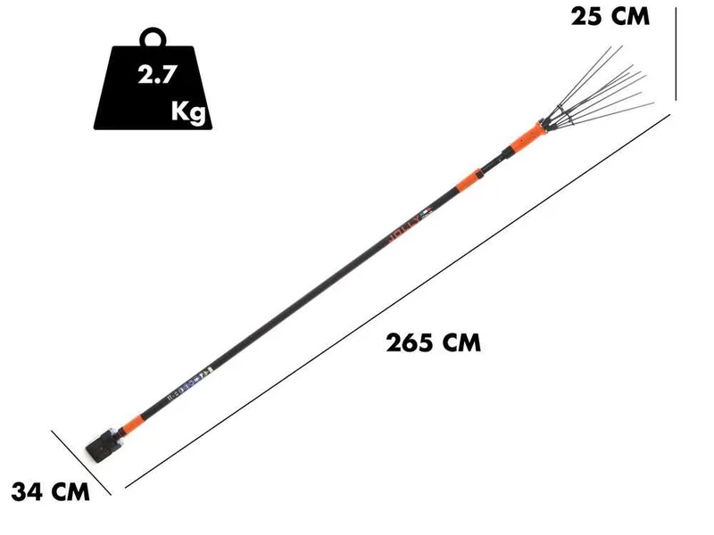 Jolly V34 - Peigne vibreur à batteries au lithium - 170 / 301cm
