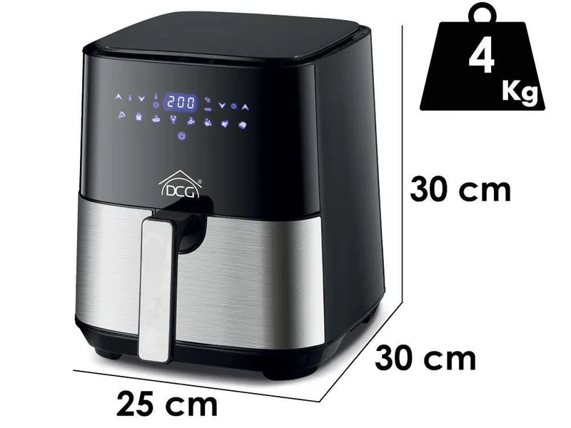 DCG FR3605D - Friteuse sans huile 5 LT Digitale
