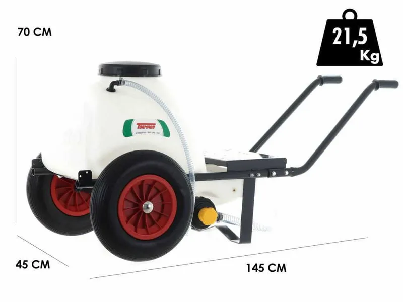 Chariot de pulvérisation avec cuve 80 L – motopompe applicable