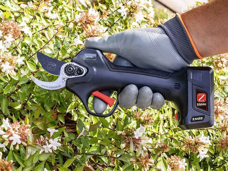 Zanon ZM 22 - Sécateur électrique de taille - 7,2V 2,5Ah - Diamètre de coupe 22 mm