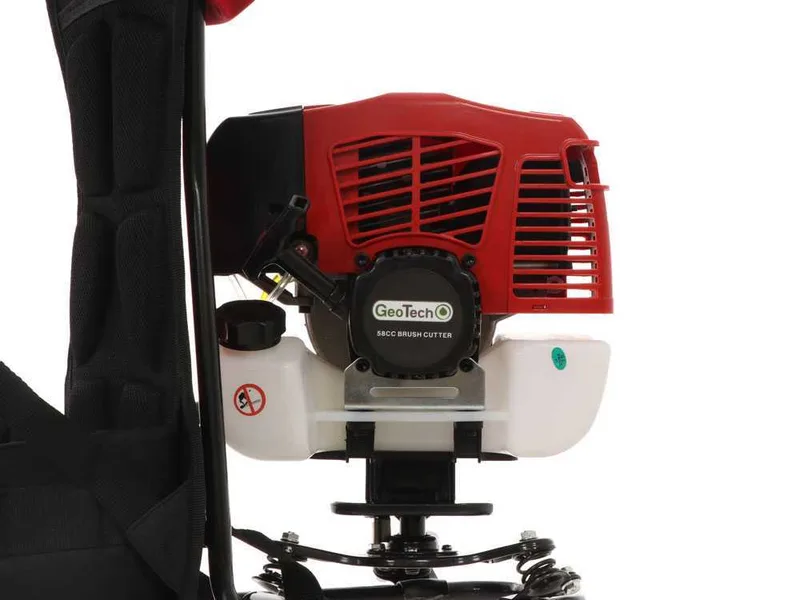 GeoTech GT-2 58 BP - Taille-haie thermique sur perche avec dossière - 58 cm³